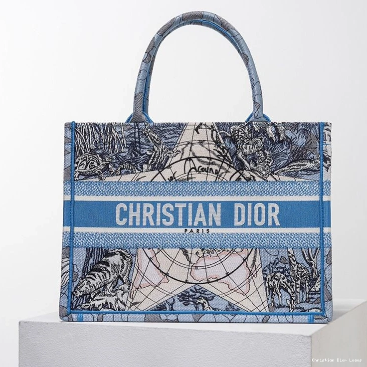 Cheap Light the Tote Dior Blue Canvas World Book Motif Around 0727 Luxury